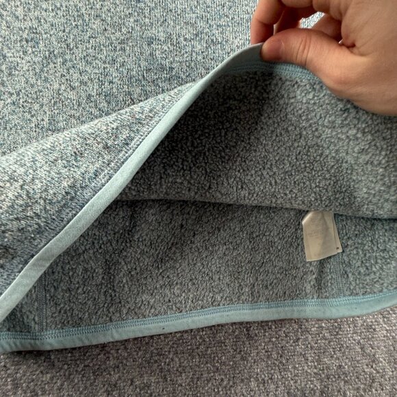 Patagonia Fleece Jacket Women Medium Pullover Blue 1/4 Zip Logo Better Sweater - Picture 11 of 14